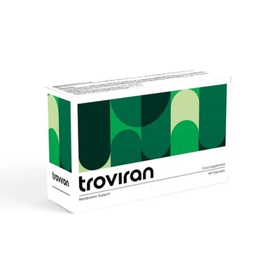 NE Troviran Metabolism Support Formula, 60 Capsules, Vegan and Gluten Free