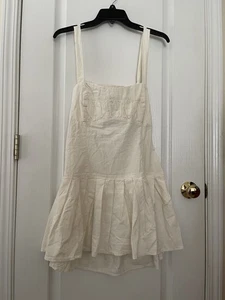 Minidress Free People Azasia colore avorio nuovo con etichetta taglia:L - Foto 1 di 10