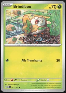Carte Pokémon Brindibou 013/197   Flammes Obsidiennes Français - Imagen 1 de 2