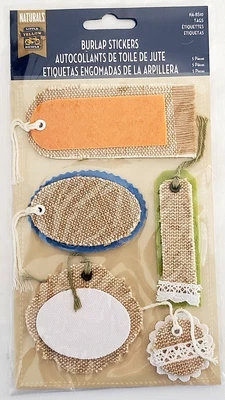 PEGATINAS ARPILLERA PEQUEÑA BICICLETA AMARILLA Naturals - etiquetas - 5 piezas Foto 1 de 4