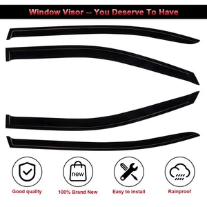 Para Honda Accord 13-17 Sedán Visera Ventana Ventilación Lluvia Protector Deflector - Imagen 1 de 8