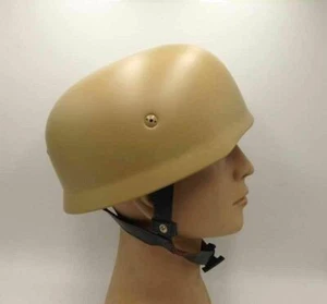 WW2 WWII German Fallschirmjager M38 Steel Helmet With Leather Liner M38 Mud - Picture 1 of 4
