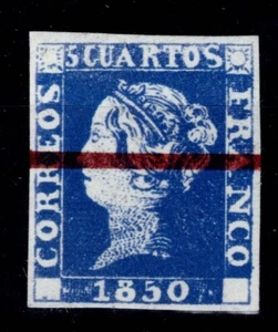 Sello Isabel II España Spain Lujo 10 - Imagen 1 de 1