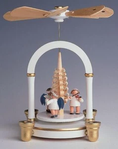 Table pyramid Angel with instruments WxDxH= 13x13x21cm NEW Table decoration - Picture 1 of 1