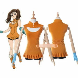 The Seven Deadly Sins Imashime no Fukkatsu Diane Top Shorts Cosplay Costume - Picture 1 of 5