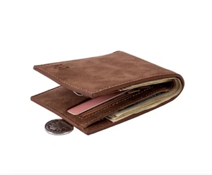 Fashion Men Wallets Casual Small Wallet Money Purse Coin Bag Zipper B08 @@@ - Picture 1 of 1