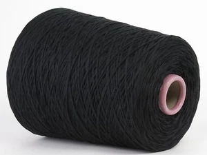 28,50 €/kg Konengarn * Konenwolle * Bändchengarn 50% Baumwolle * Nero * Nm 3 - Bild 1 von 3