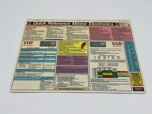 Vintage Davis Quick Reference Marine Electronics 1986 #129 - Foto 1 di 4