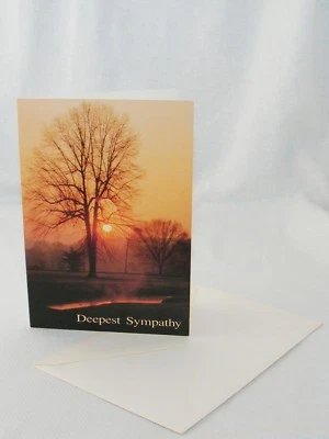 Hallmark / Current / Carlton +...  Sympathy . Greeting Card & Envelope of Choice - Image 1 of 2