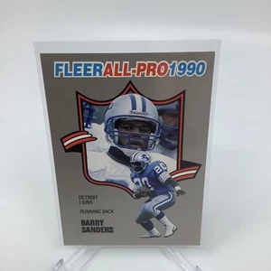 Barry Sanders Detroit Lions 1990 Fleer All-Pro #4 - Picture 1 of 4