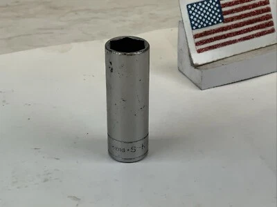 S-K Wayne 41916, 1/4 Drive Deep 6pt  Socket, Size 1/2in., USA - Image 1 of 4
