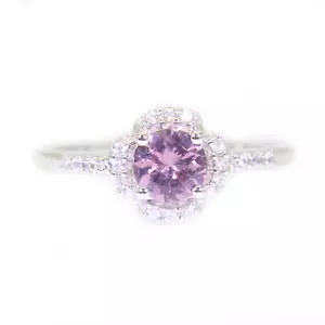Anillo Mahenge Espinela y Circón Racimo Oro Blanco 9ct N 1/2 ~ 7 - Imagen 1 de 12