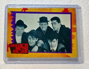Nkotb Quiz! Tarjeta coleccionable Kids on the Block #13 1989 nueva - Imagen 1 de 2