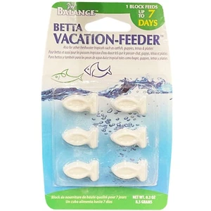 Pro Balance 7 DÍAS BETTA VACATION ALIMENTADOR 6 bloques de alimentación TANQUE DE ACUARIO DE PECES - Imagen 1 de 3