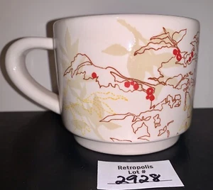 Starbucks 2009 Coffee Bean Plant Mug Berries Ceramic - Picture 1 of 6