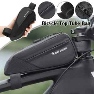 Borsa tubo superiore bicicletta WEST BIKING bicicletta portatile borsa portatile guida leggera - Foto 1 di 16