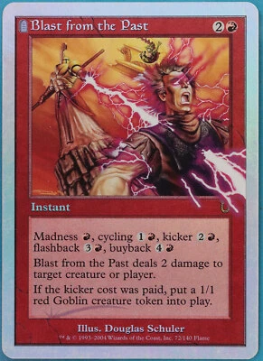 Blast from the Past FOIL Unhinged PLD Red Rare MAGIC CARD (ID# 427406) ABUGames - Image 1 of 2