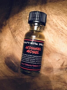 Olio Rituale Arcangelo Michele - Fatto a mano, Biologico, Stregoneria, Hoodoo, Occulto - Foto 1 di 1