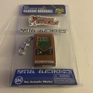 World's Coolest Mattel Electronic Games - Mini Baseball Handheld Keychain Game - Picture 1 of 5