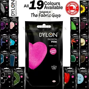 Dylon Hand Wash Fabric Clothes Jeans Dye Sachet 50g Powder All 19 Colours - Picture 1 of 79