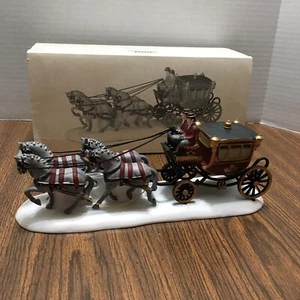 Dept 56 Dickens ROYAL COACH #5578-6 Horse Drawn Carriage Heritage Village - Picture 1 of 12