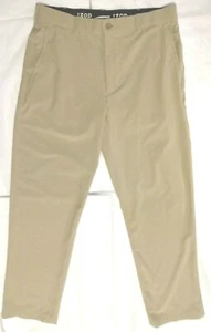 IZOD Mens Golf Pants 32X30 Tan Dress Athletic Pants, nice!  - Picture 1 of 6