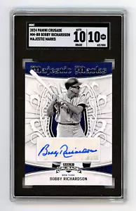 Bobby Richardson 2024 Panini Crusade #MM-BR SGC 10 GM - 10 marcas majestuosas automáticas - Imagen 1 de 6
