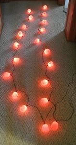 Halloween Pumpkin String Lights Blow Mold 2 Sets Patio Camping Indoor Outdoor  - Picture 1 of 7
