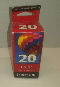 Lexmark 20 Tri-Color Ink Cartridge 15M0120 Genuine  **New in Box ** - Picture 1 of 2