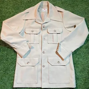 Vintage 70er Jahre Levi's Panatela hellbraune Jacke mit Knopfleiste 🧥 - Bild 1 von 6