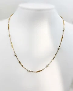 Collier or 18k 3.20 grs perles de Cultures 40cm - Bijoux occasion - Imagen 1 de 1