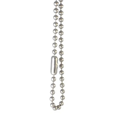 Surgical Stainless Steel Ball Chain Necklace 2.5mm 15-30 Inch length Mens Womens - Image 1 of 3