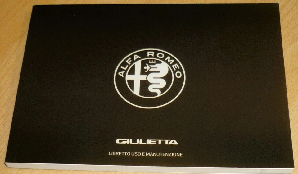 Uso manutenzione Alfa Romeo,libretto istruzioni Alfa Romeo Giulietta GPL 2017 - Immagine 1 di 1