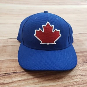 Toronto Blue Jays Hat Cap Fitted 6 7/8 Mens Blue Red Hockey NHL New Era Adult - Picture 1 of 9