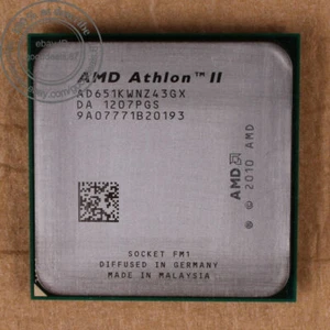 AMD Athlon II X4 651K - 3 GHz (AD651KWNZ43GX) Socket FM1 CPU Processor 4 MB - Bild 1 von 1