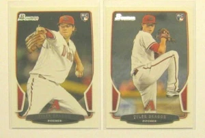 (2) 2013 Tyler Skaggs Base RC Lot: Bowman #2 + Bowman Draft #216, MINT - Picture 1 of 1