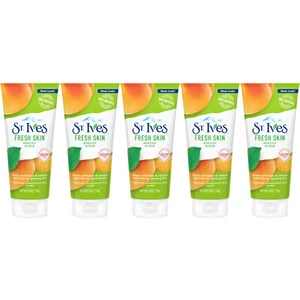 5 Pack St.Ives Naturally Clear Fresh Skin Apricot Scrub 6 Oz Each - Picture 1 of 3