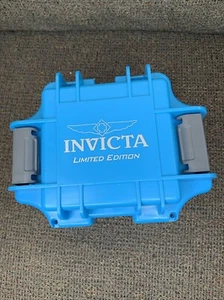 Invicta Watch Box LE Blue Diver Storage Hard Shell Case Very Strong Robust Empty - Picture 1 of 8