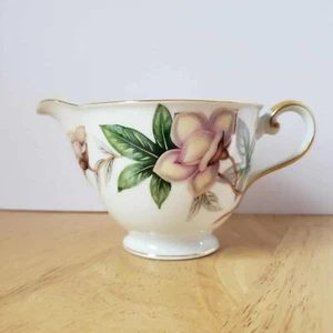 Meito China Woodrose Milchkännchen - Blumenmuster, Japan, Vintage - 3" hoch - Bild 1 von 7