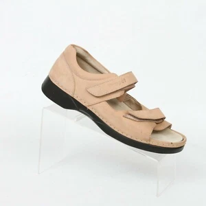 Propet Pedic Walker braune Lederriemensandale Damenschuhe 9,5 XX/4E Freizeit - Bild 1 von 11