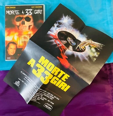 MARC PRICE TONY FIELDS ● Raro DVD Con POSTER ● MORTE A 33 GIRI ● Horror 1986 - Immagine 1 di 4