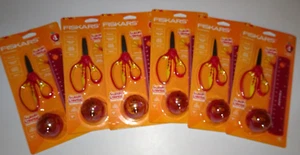 6 Pack-Fiskars Softgrip & Color Change Kids Scissors, 12-In Ruler, & Sharpener - Picture 1 of 8