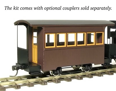 On30/Oe Scale Aru-Model Narrow Gauge Small Passenger Car Brass Kit O16.5 Coach - Image 1 of 4
