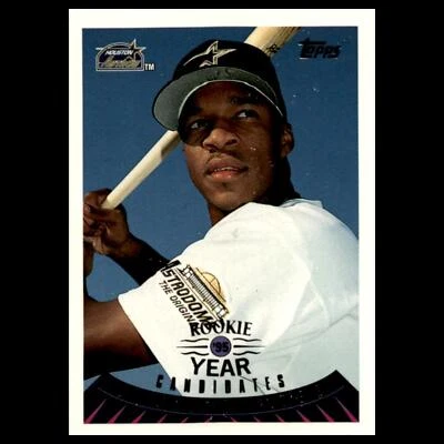 Brian Hunter Rookie #39T 1995 Topps Traded - Rookies Houston Astros Baseball MLB - Image 1 of 3