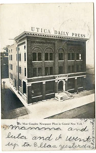 RPPC NY Utica Daily Press Most Complete Newspaper Plant in CNY Oneida County - Picture 1 of 2