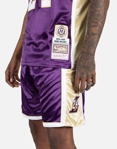 MITCHELL NESS 1996 2016 Lakers KOBE BRYANT 🐍  HALL FAME AUTHENTIC PURPLE Shorts - Picture 1 of 16