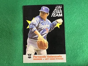 1987 Fleer All-Stars #10 Fernando Valenzuela Los Angeles Dodgers - Picture 1 of 1