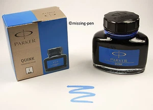 Parker Quink 57ml / 2 oz Bottled Ink - washable Blue - Picture 1 of 2