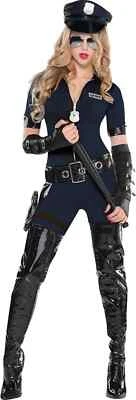 Sexy traje de gato de oficial de policía de tráfico Amscan Stop disfraz de Halloween 840747 Foto 1 de 3
