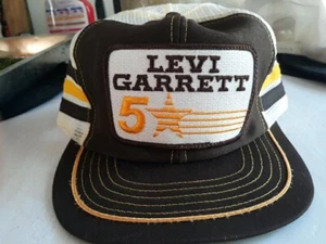Sombrero con parche de camioneros Levi Garrett 5 estrellas 3 rayas con cierre a presión - Imagen 1 de 9